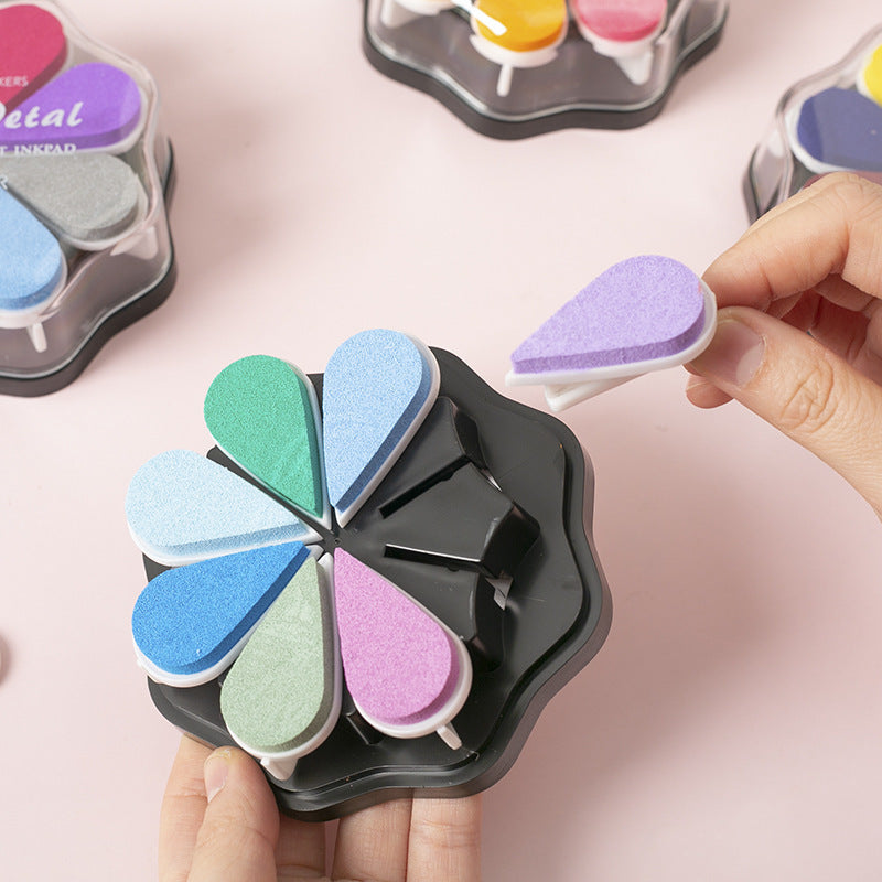 Stempelkissen-Set mit 8 Farben