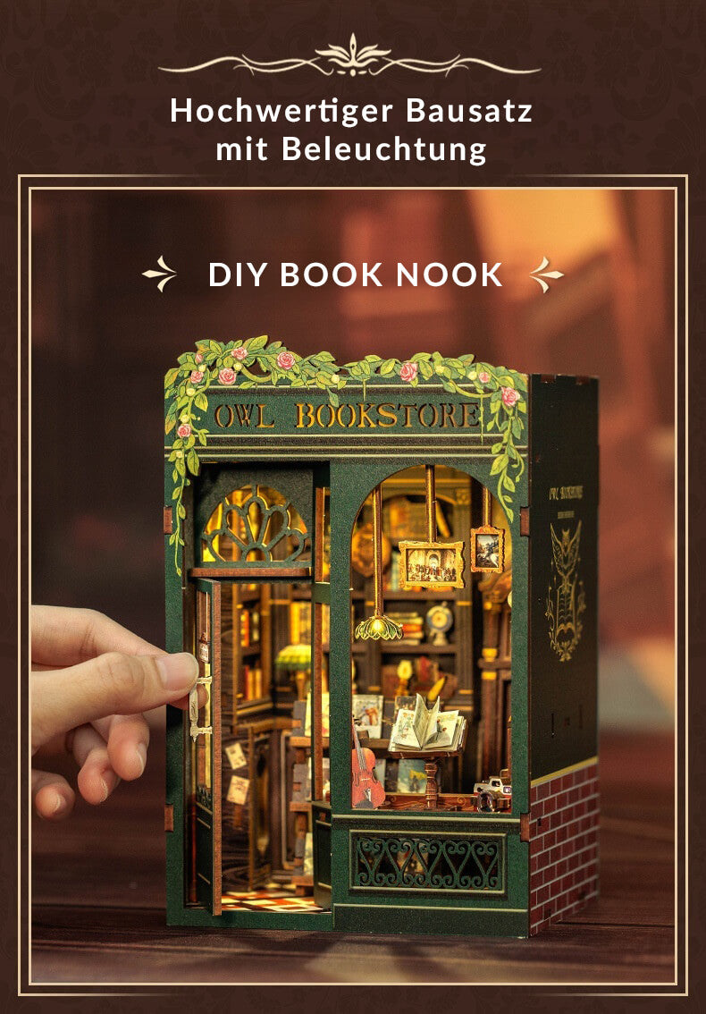 Owl Bookstore – DIY Book Nook