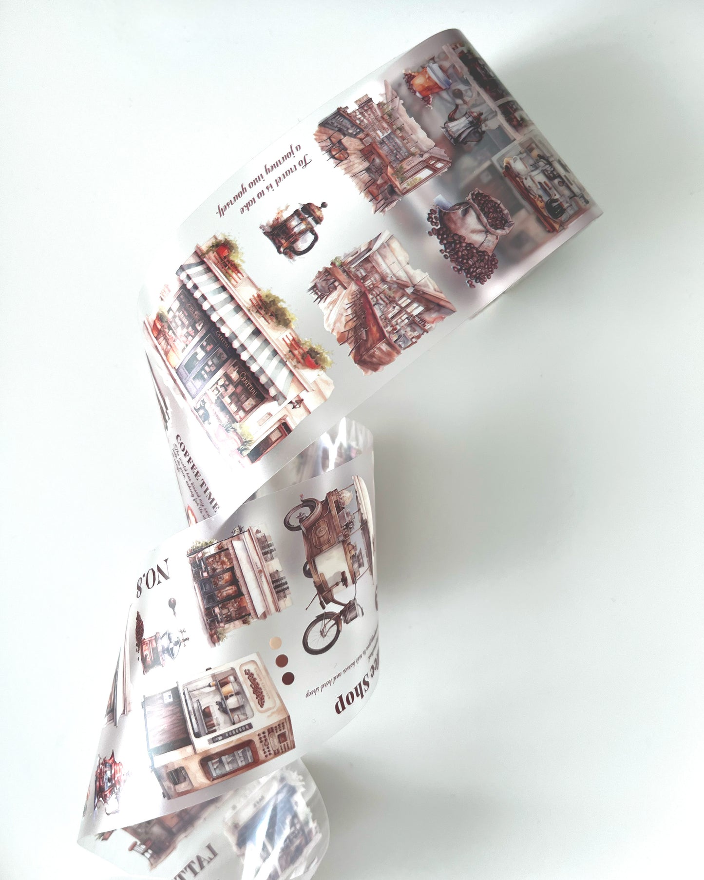 Coffee Clear Tape