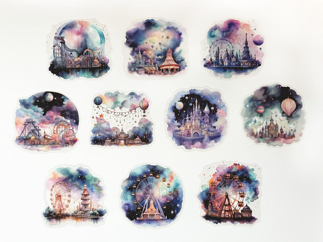 Night PET Sticker