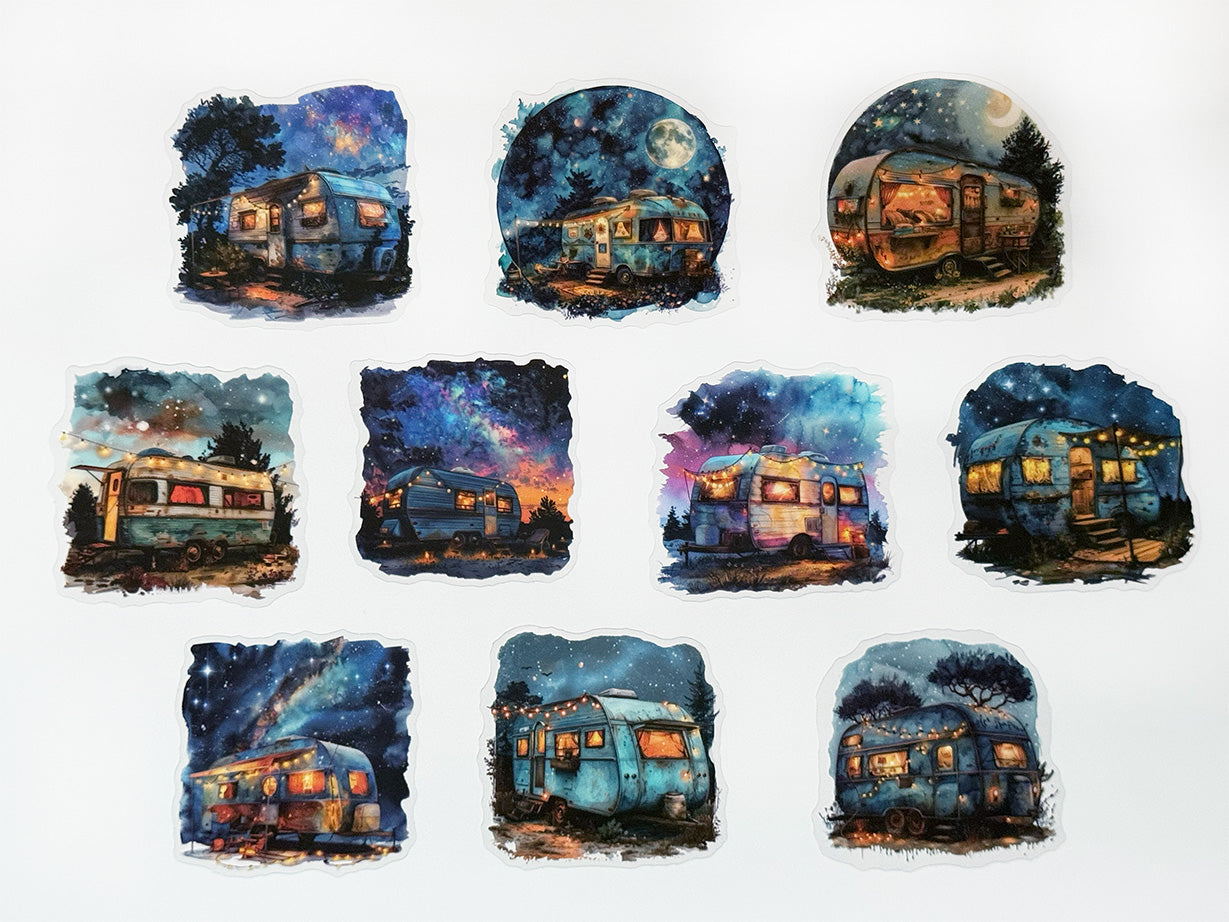 Night PET Sticker