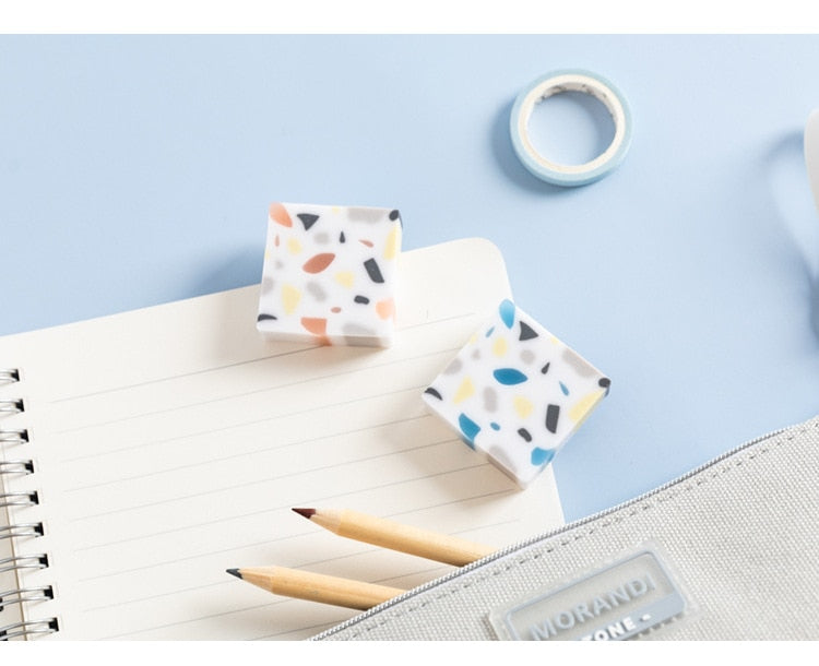 Terrazzo-Style Eraser