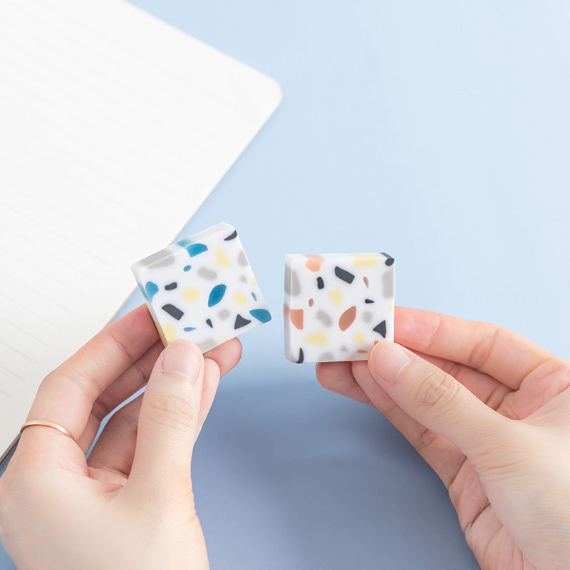 Terrazzo-Style Eraser