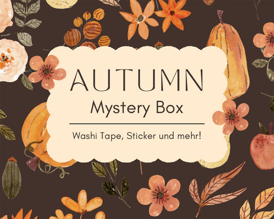 Autumn Mystery Box - Washi Tape, Sticker und mehr!