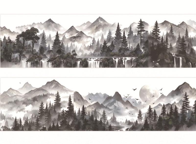 Mountain Dark Ink