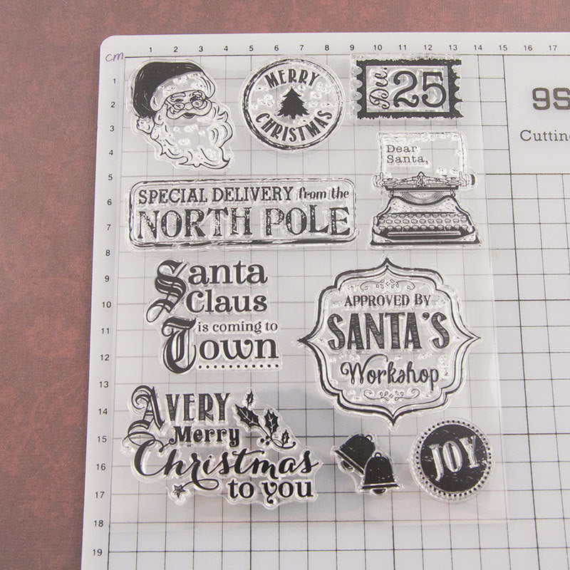 Santa Stempel-Set Maße