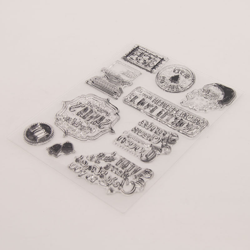 Santa Stempel-Set Rückseite