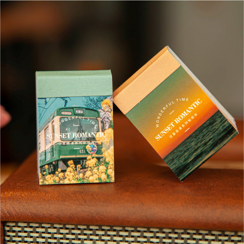 Sunset Romantic Mini-Sticker