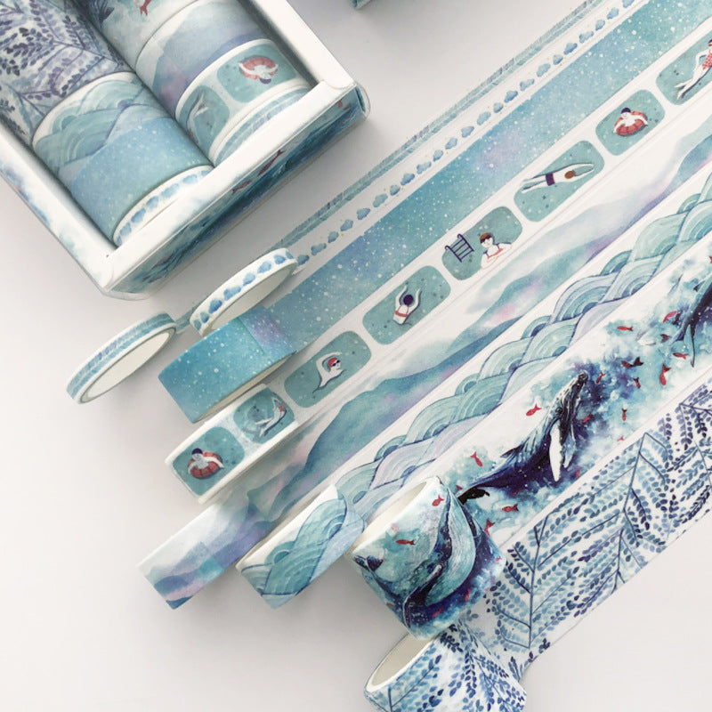 Washi Tape Set – Blue Rhythm
