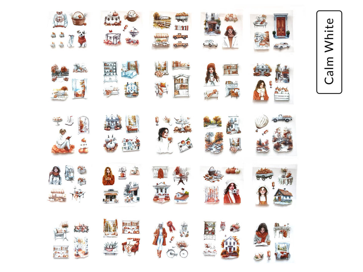 Autumn Sticker Set