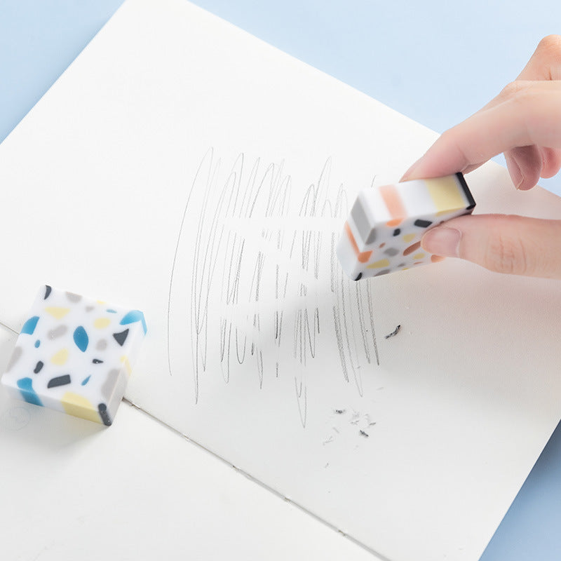 Terrazzo-Style Eraser