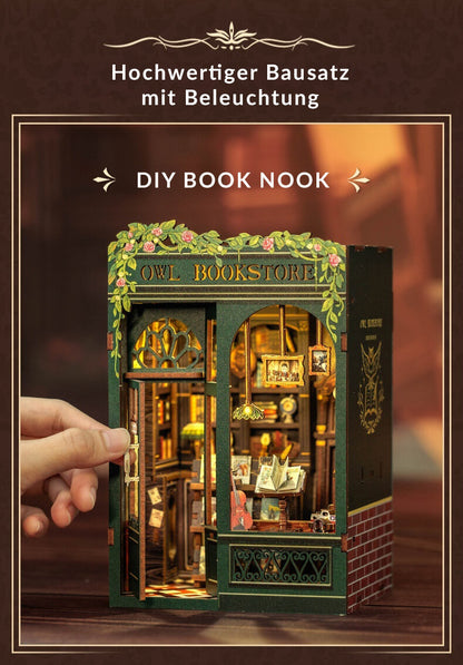 Owl Bookstore – DIY Book Nook