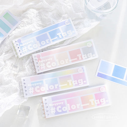 Color Card Sticker – verschiedene Farben