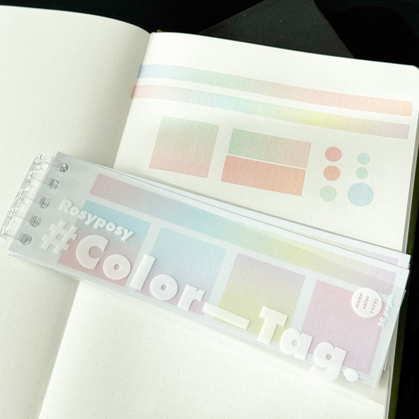 Color Card Sticker – cream color