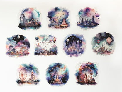Night PET Sticker