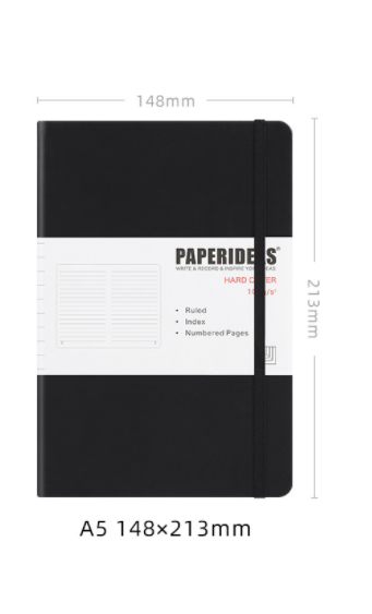 Notizbuch, Black