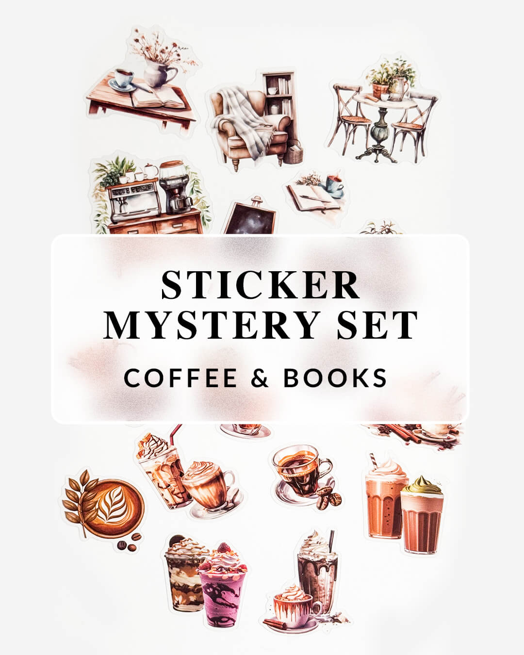 Beispiel für das COFFEE & BOOKS Set – Mystery Series