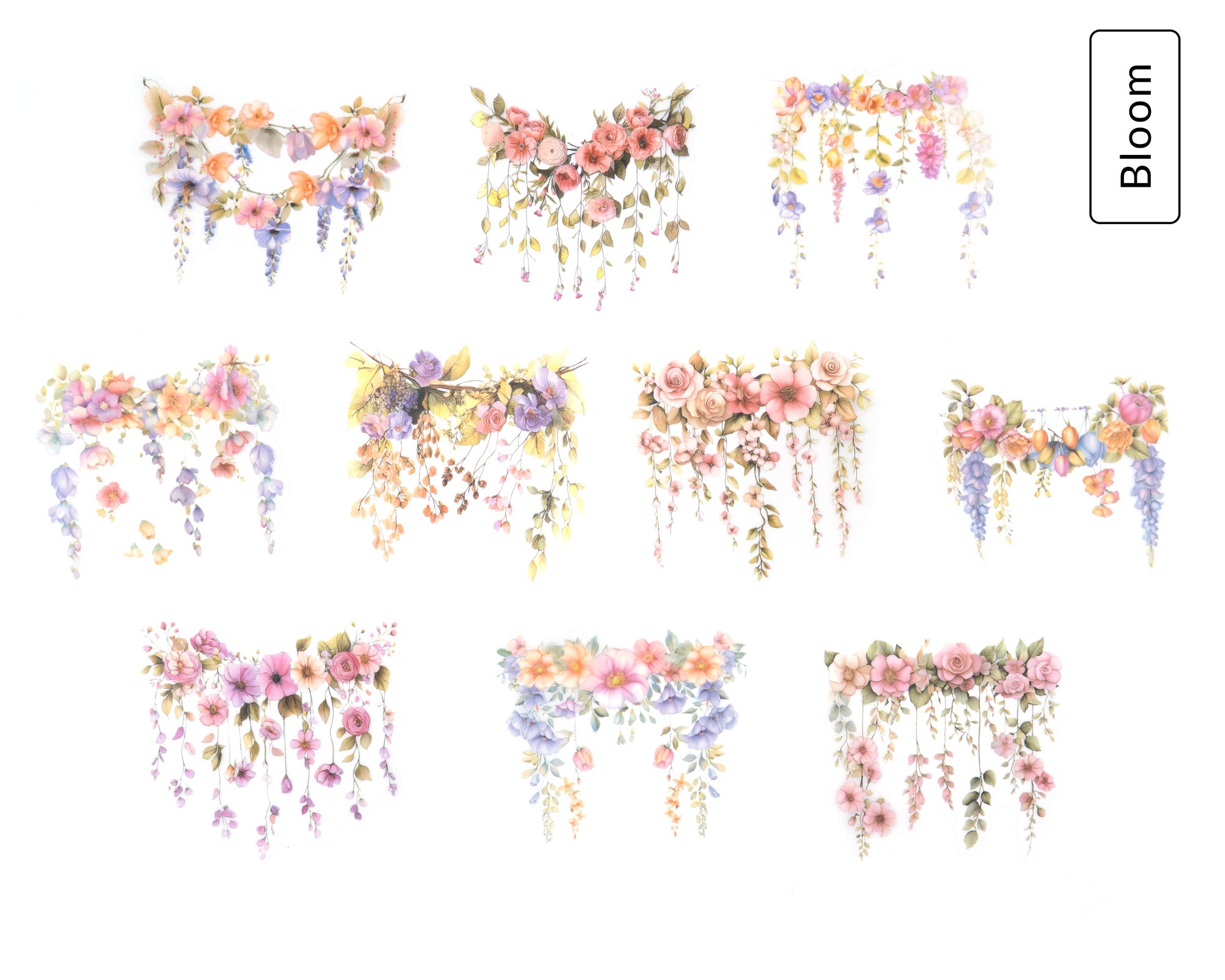 Nature Garland Sticker