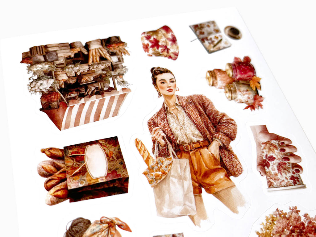 Paris Autumn Sticker