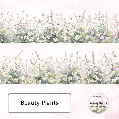 Wildflower Clear Tape